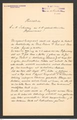 k.k. naturhistorisches Hofmuseum, Intendanzakten 1885-1896 (Hauer), Aktenzahl Z.545/1893, Seite 1